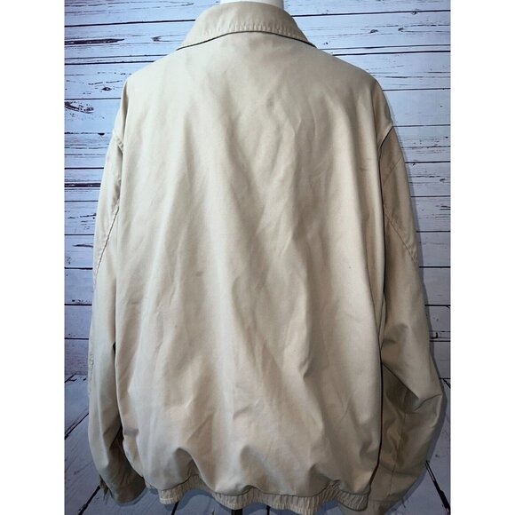 Ralph Lauren Polo Full Zip Jacket Mens XXL Khaki Bi Swing Vintage‎ 90s Bomber 2X - Picture 4 of 12